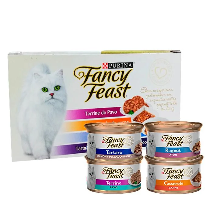 Fancy Feast Sabores Surtidos (4 Uds) x 85 Gr