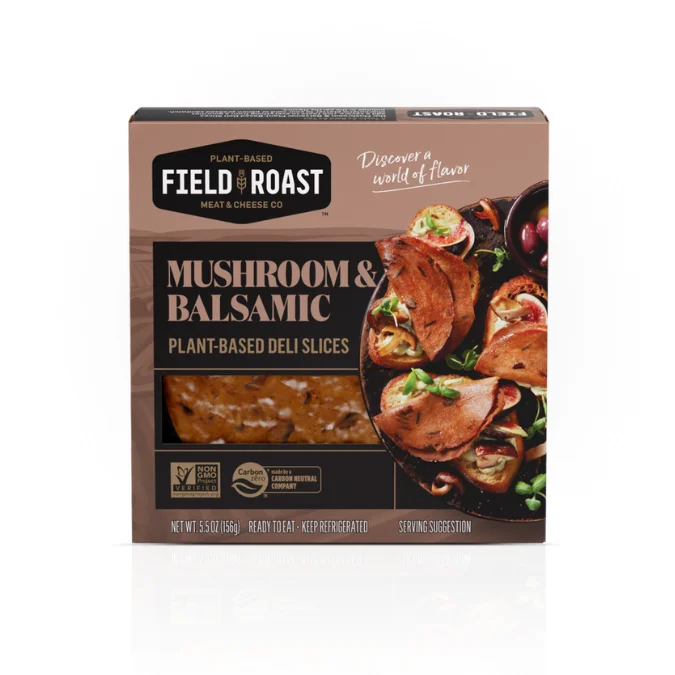 Field Roast Mushroom & Balsamic Plant-Based Deli Slices - 156g