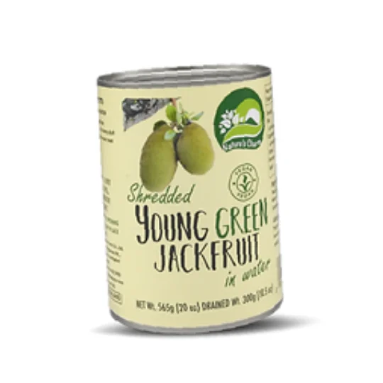 Nature's Charm Shredded Young Green Jackfruit in Water - 565g