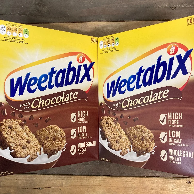 48x Weetabix Chocolate Cereal Biscuits (2 Packs of 24)