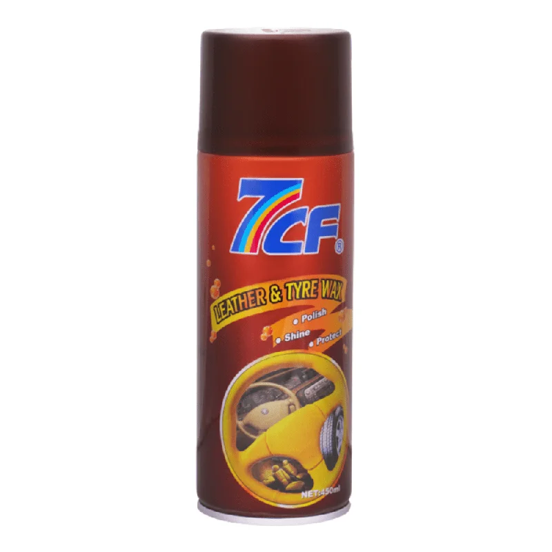 CAR BOULEVARD 7CF LEATHER AND TYRE WAX CHOCOLATE 450ML