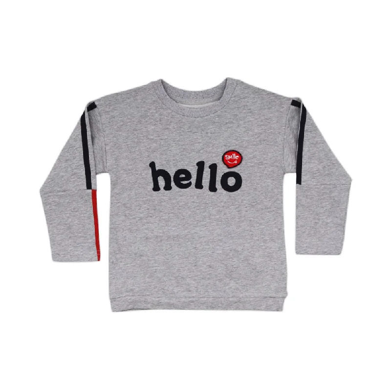 BOYS L/S ROUND NECK T-SHIRT MZW-23 3-4 YEAR 0046